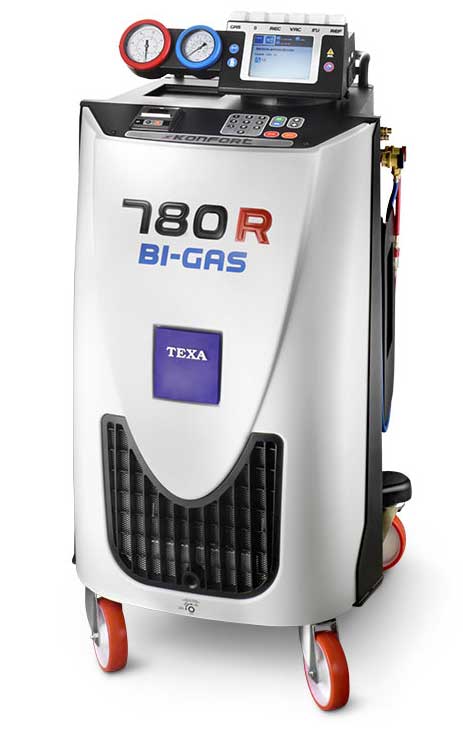 TEXA 780R Automaattinen ilmastoinnin huoltolaite 134R ja 1234Yf kaasulle
