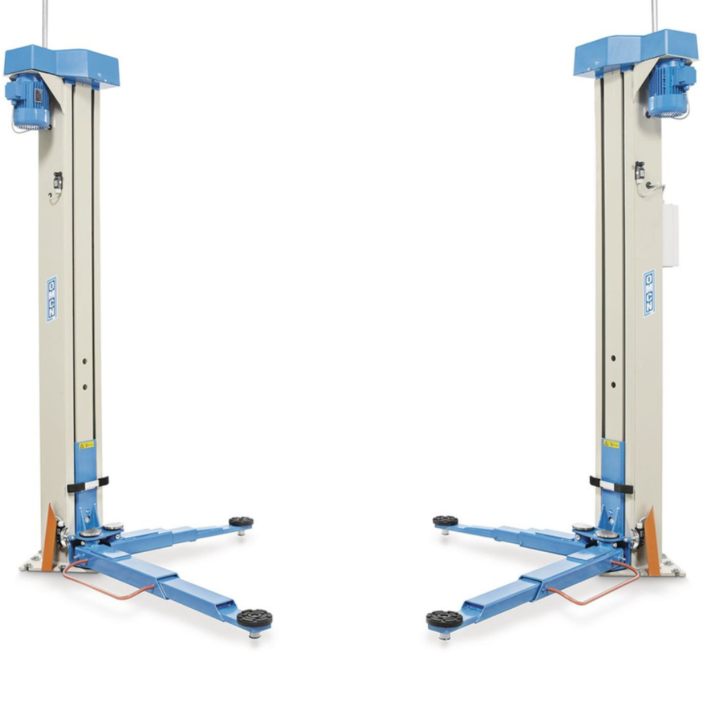 OMCN 199/ALFA-LE / 2-PILARINOSTIN 4T. sähkömekaaninen, lattiavapaa