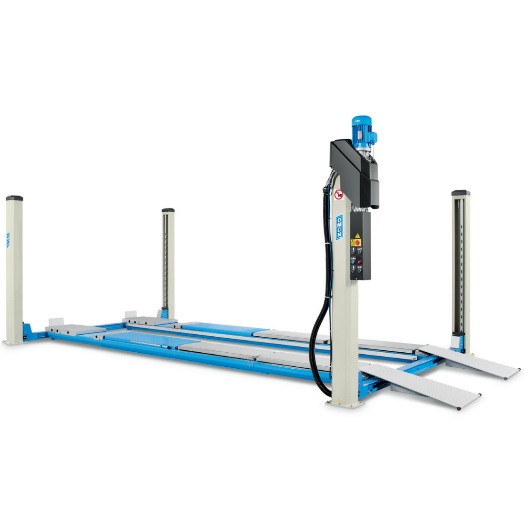 OMCN 403/CSAI 4-pilarinostin 5 t. suuntausvarustuksella + helmakevennin