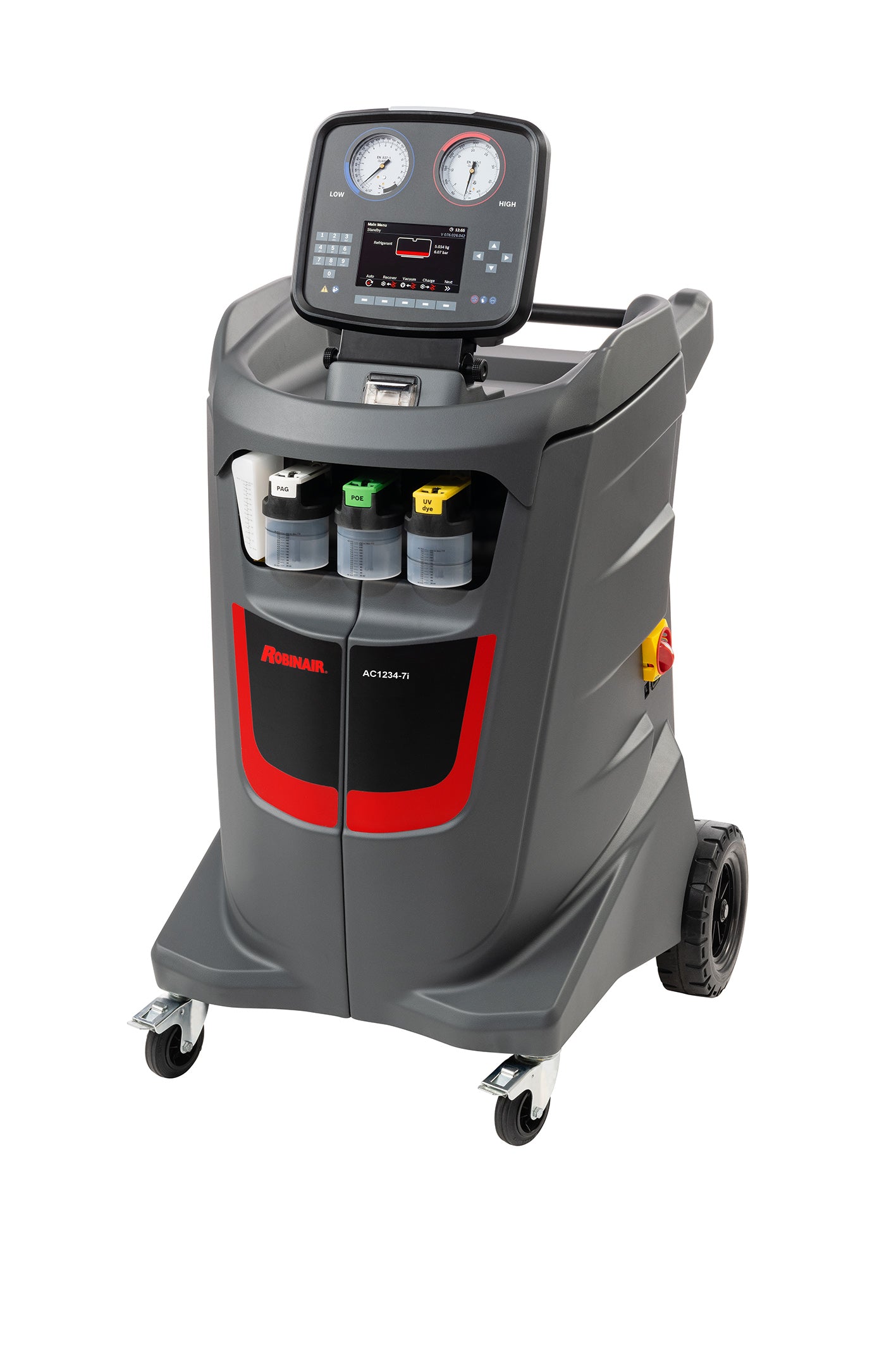 Robinair AC1234-7i Täysautomaattinen ilmastointilaite R1234yf:lle tulostimella