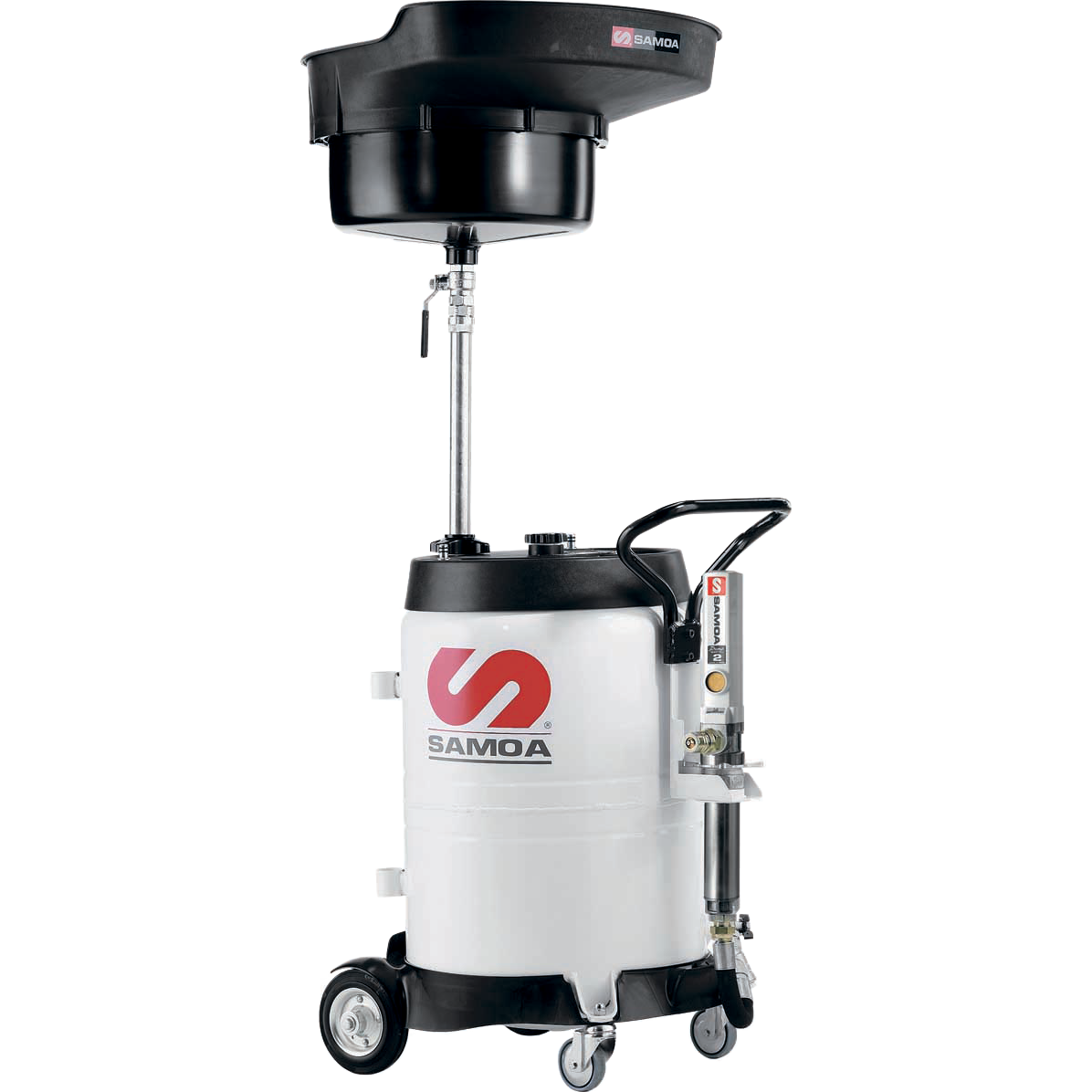 SAMOA Jäteöljyn keräilyvaunu paineilmatyhjennyksellä, 100l