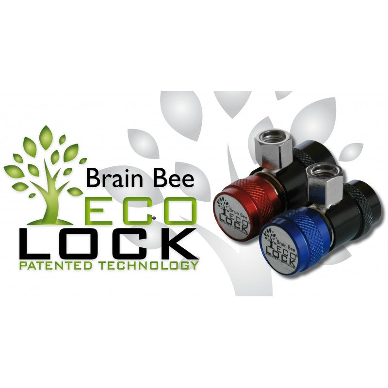 BrainBee Huoltoliitin Ecolock HP pun. M14 F R134a