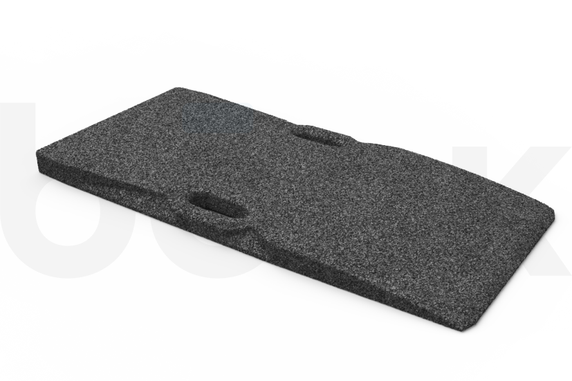 Böck Kumiramppi, Saksinostimet ja matalat ajoneuvot, 1000 x 480 x 50 mm