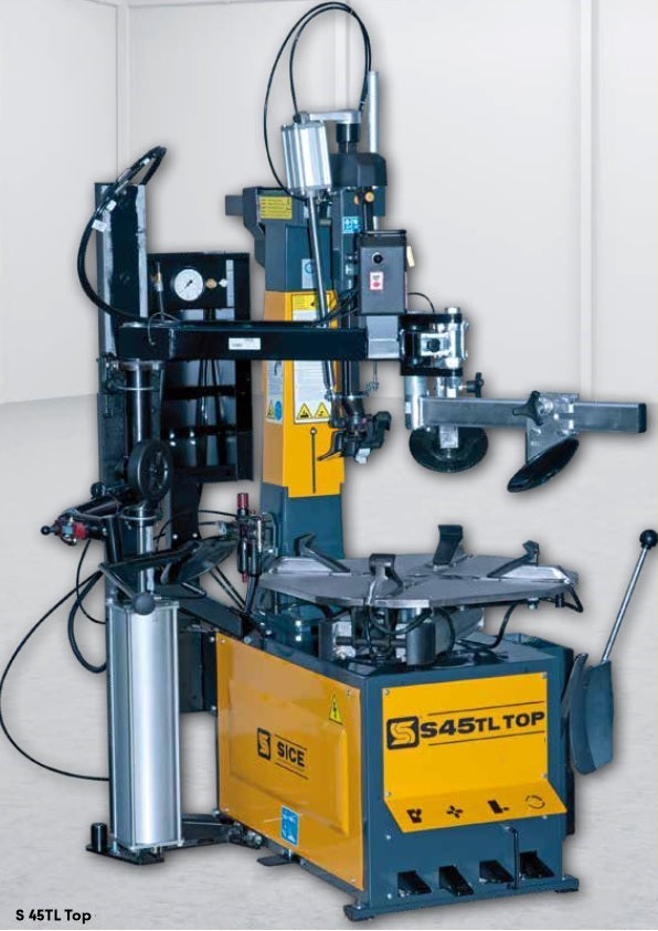 Käytetty toimiva SICE S45TLTOP RENKAANVAIHTOKONE RENGASRAUDATON, APUVARSI VAKIONA