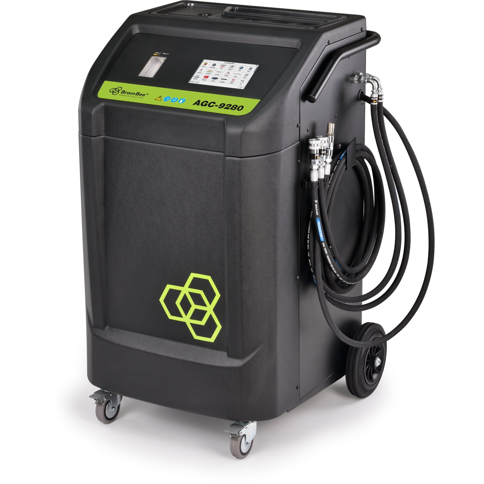 Brainbee AGC-9280 automaattivaihteistoöljyn vaihtolaite, sis. adapterisarjan 18 kpl (1–17)