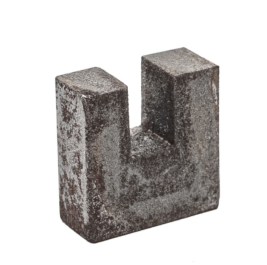 Teknel ferriitti suoraan ja kapeaan lämmityspäähän